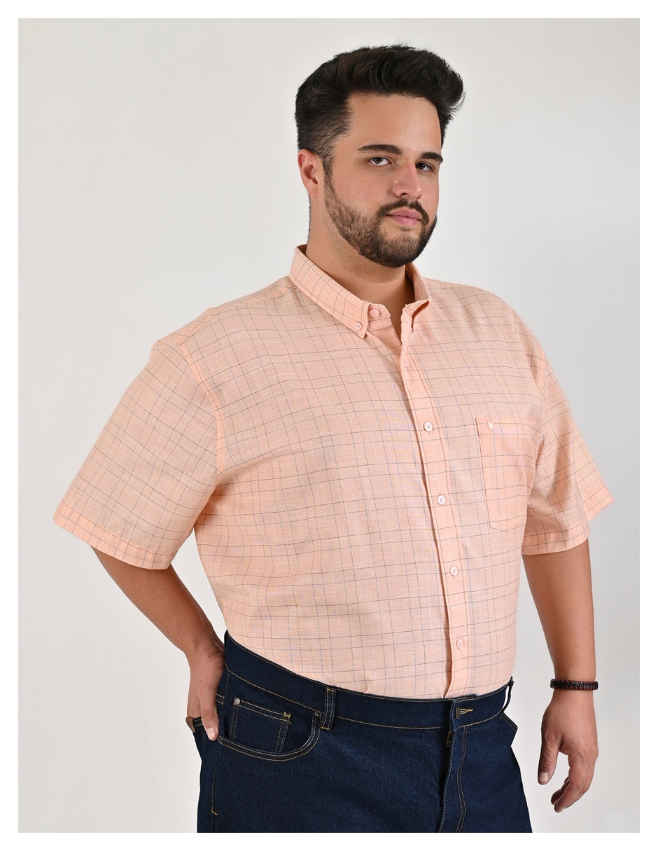 Camisa casual manga corta para hombre 3