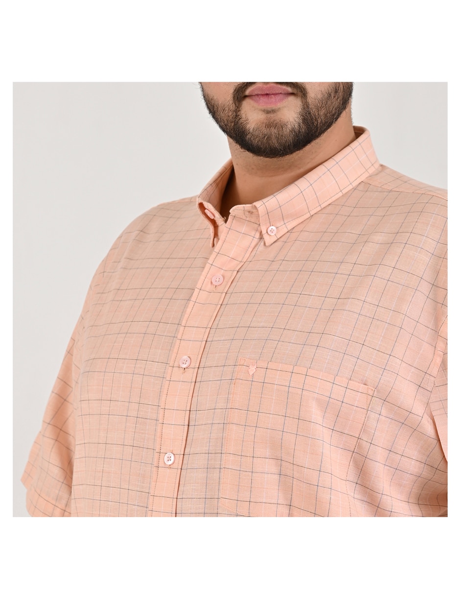 Camisa casual manga corta para hombre 4