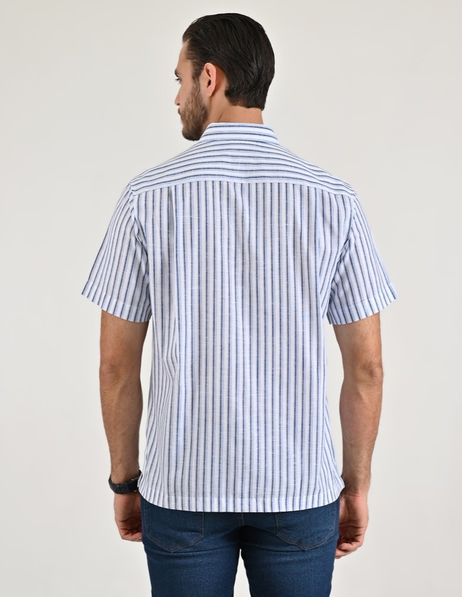 Camisa casual manga corta para hombre 2