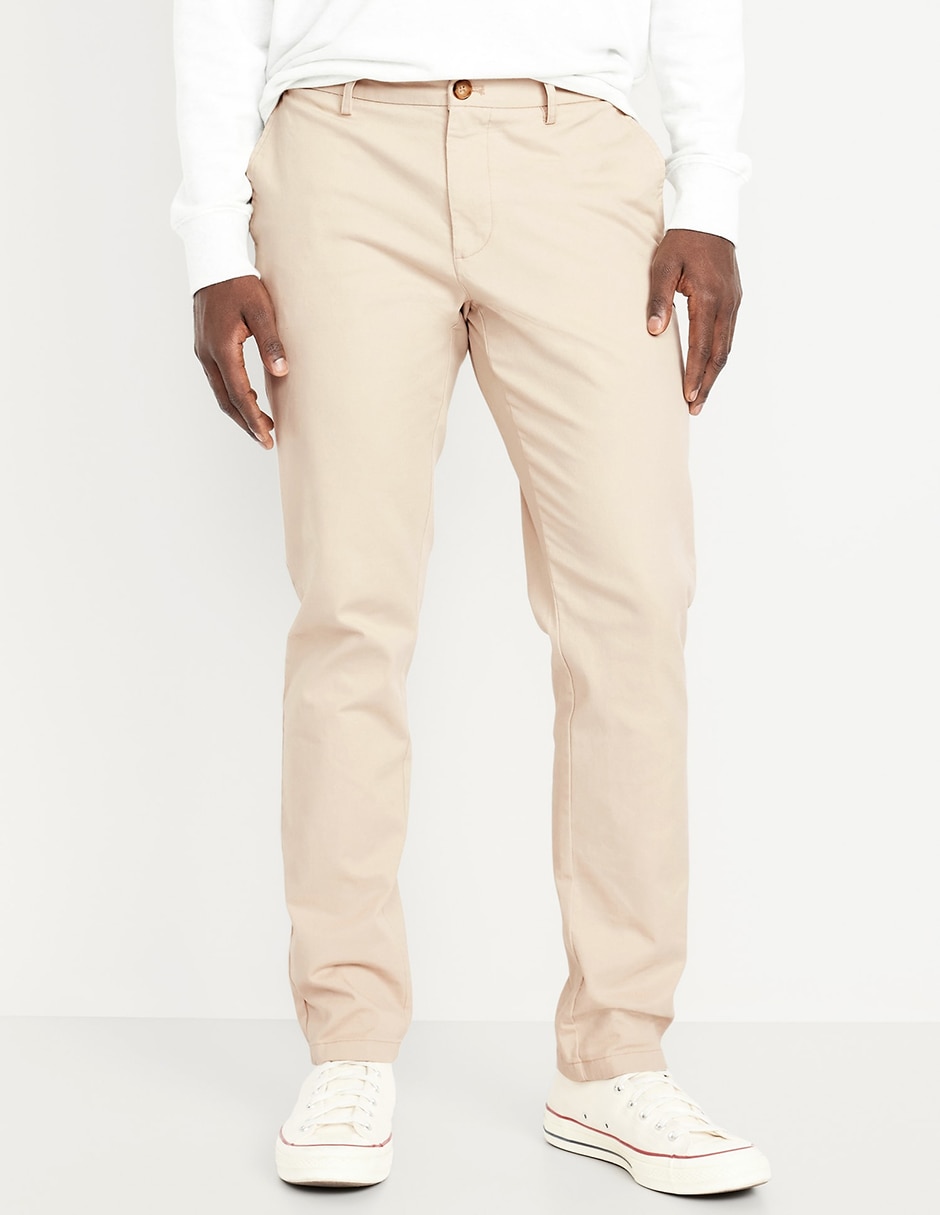 Pantalón casual chino slim de algodón para hombre Pantalón casual chino slim de algodón para hombre