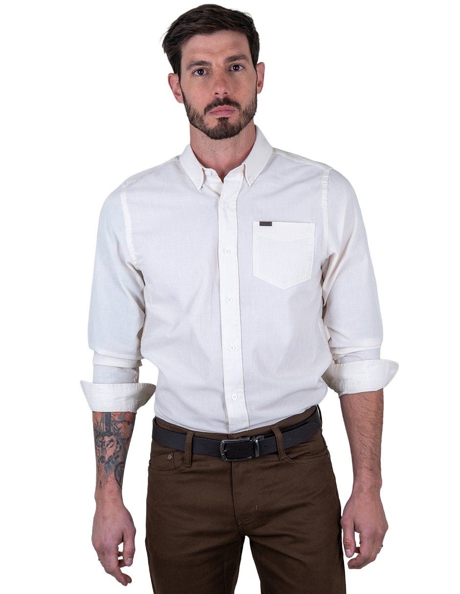 Camisa casual manga larga para hombre Camisa casual manga larga para hombre