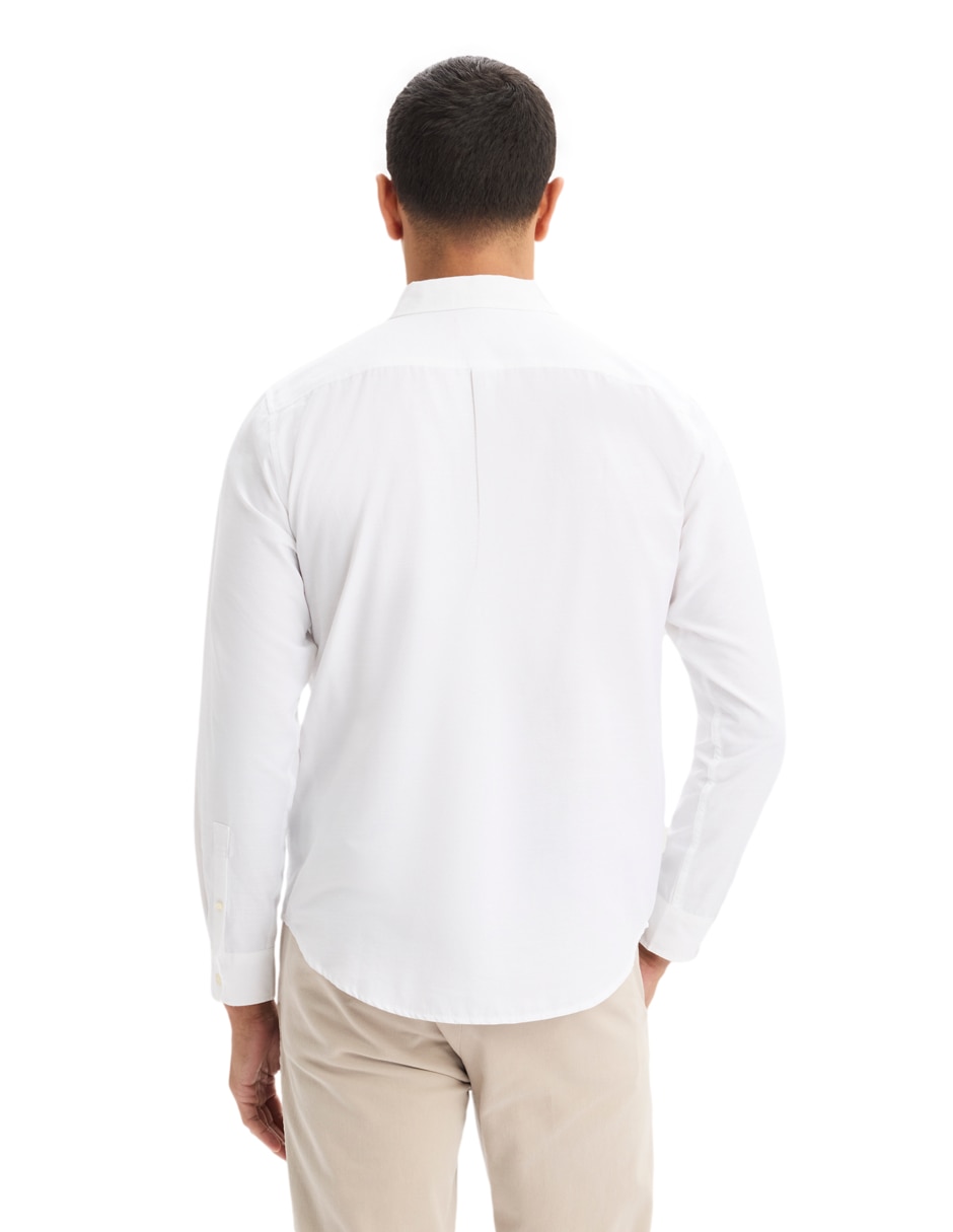 Camisa casual manga larga para hombre 2