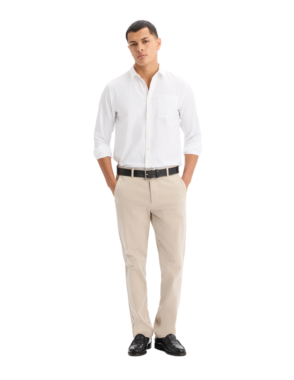 Camisa casual manga larga para hombre 5