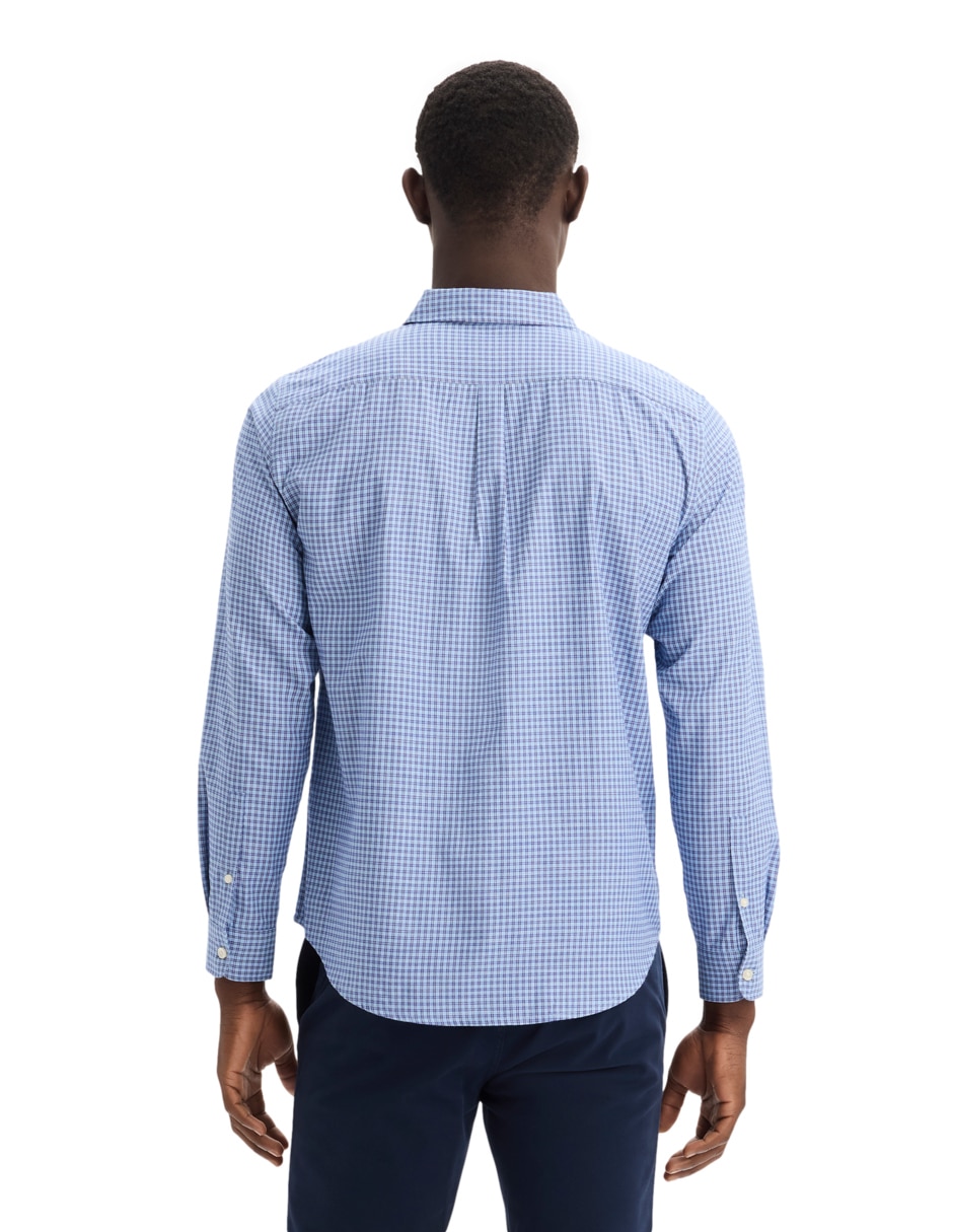 Camisa casual manga larga para hombre 2