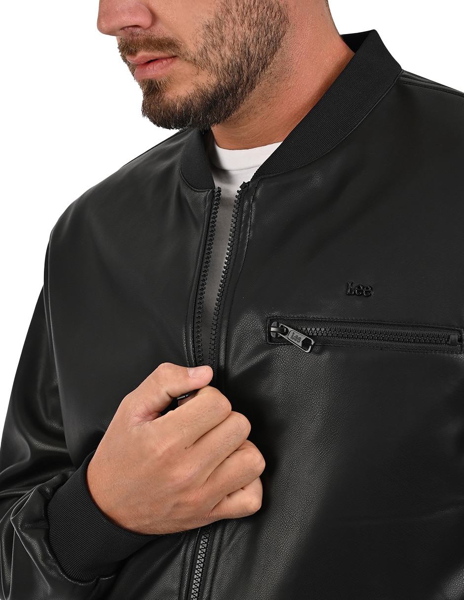 Chamarra bomber con bolsillos para hombre 5
