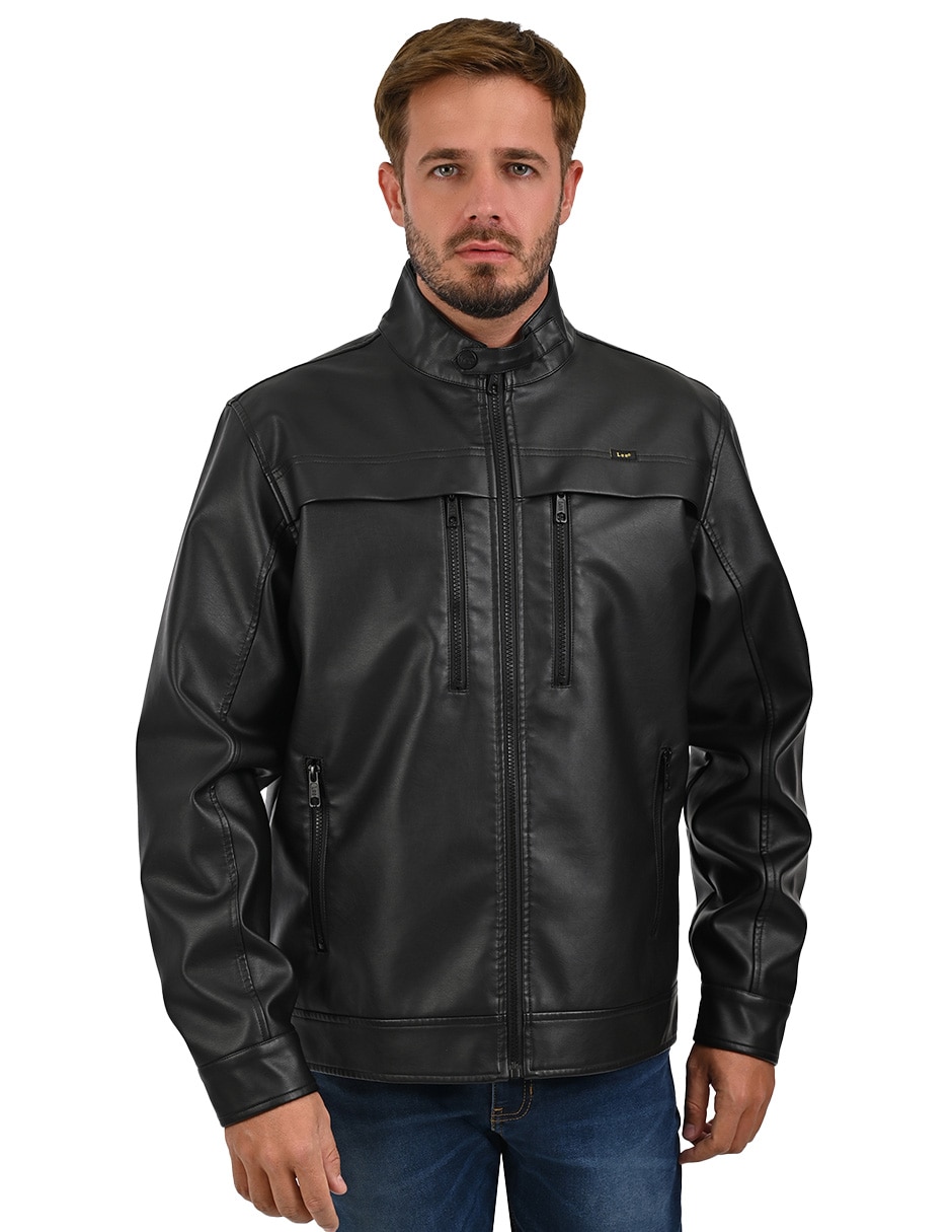 Chamarra cazadora con bolsillos para hombre Chamarra cazadora con bolsillos para hombre