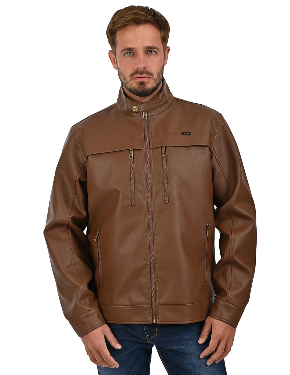 Chamarra cazadora con bolsillos para hombre Chamarra cazadora con bolsillos para hombre