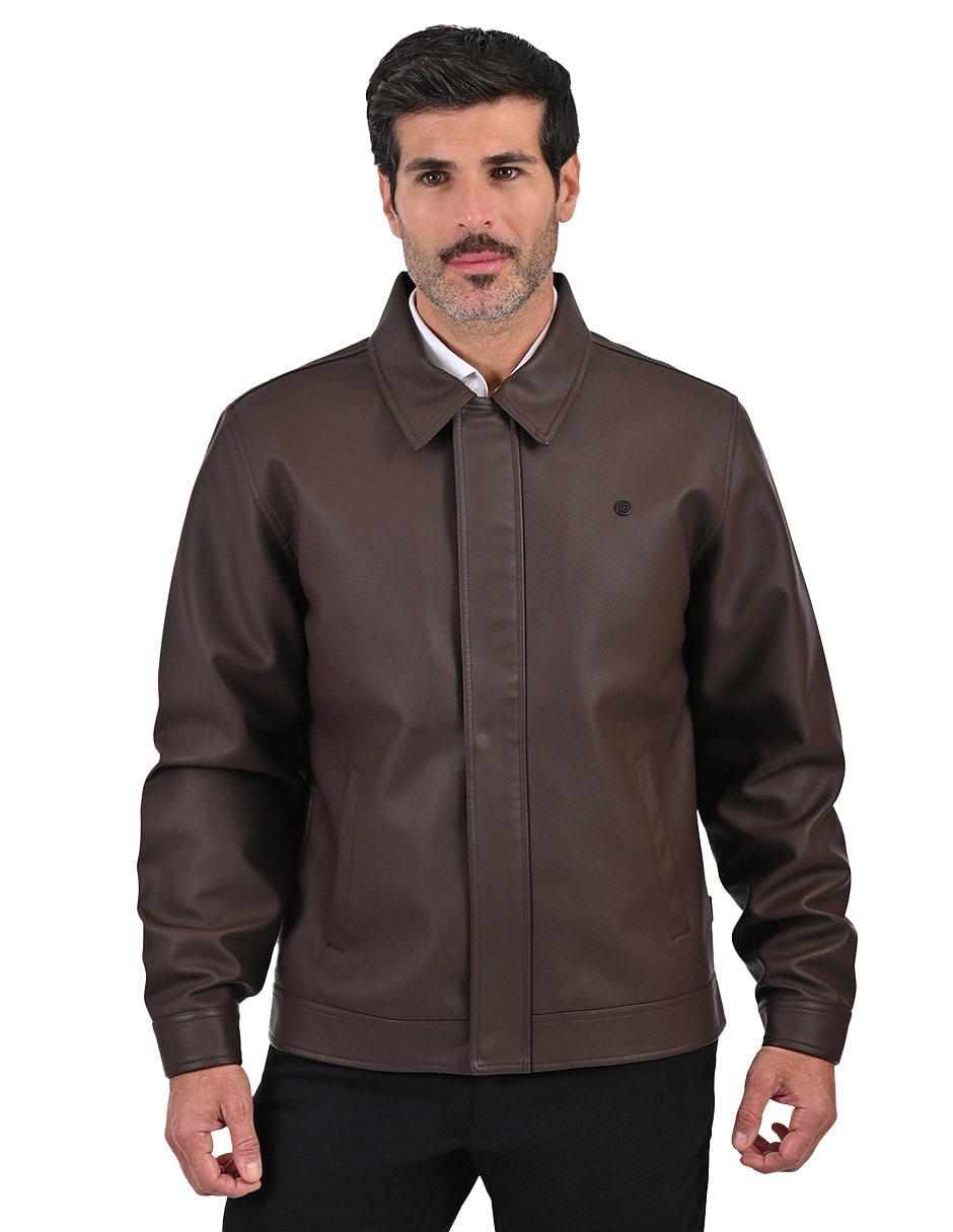 Chamarra casual con bolsillos para hombre Chamarra casual con bolsillos para hombre