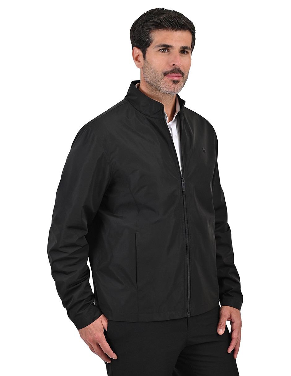 Chamarra casual impermeable con bolsillos para hombre 3