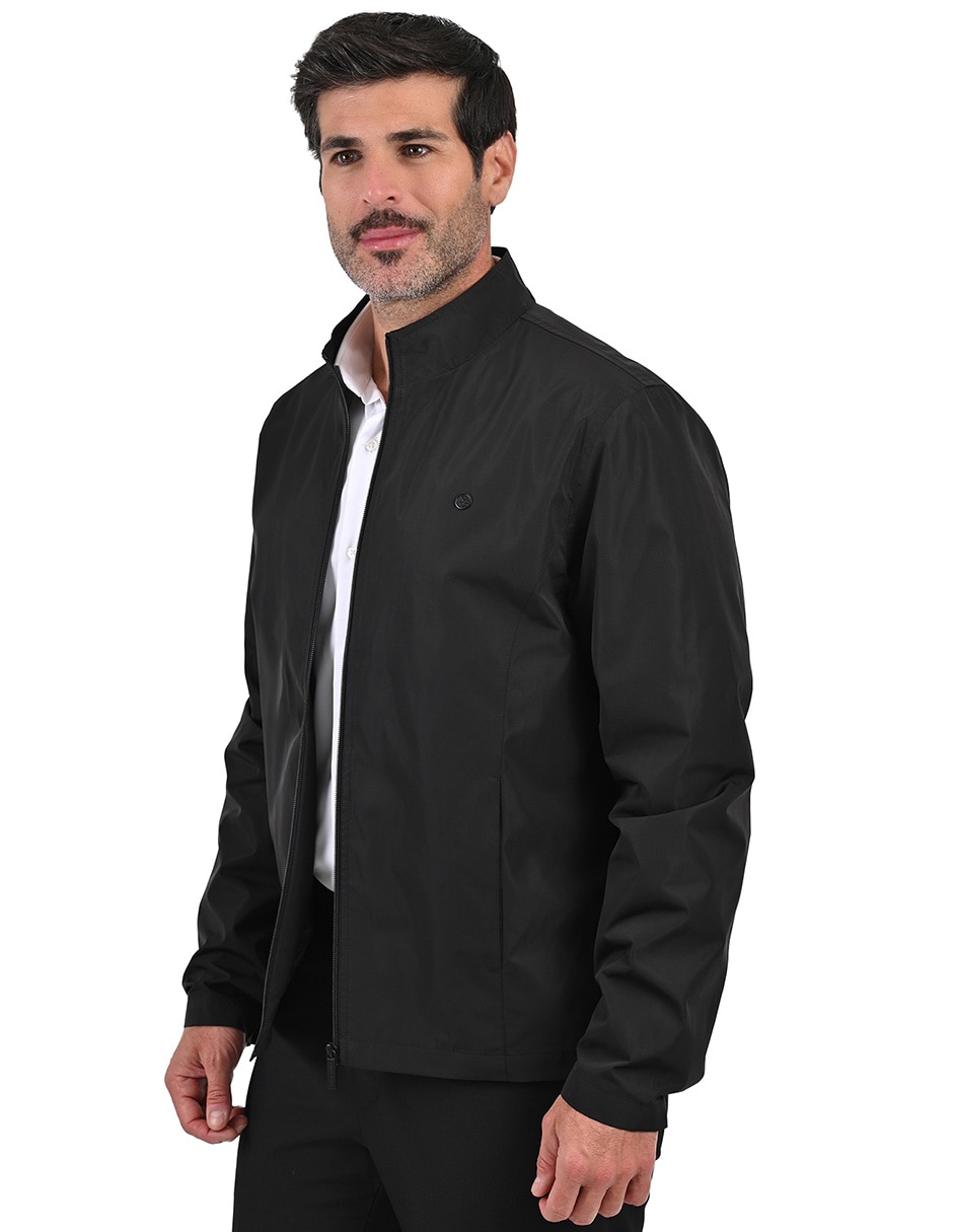Chamarra casual impermeable con bolsillos para hombre 4