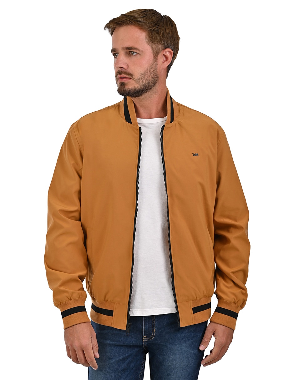 Chamarra bomber con bolsillos para hombre 2