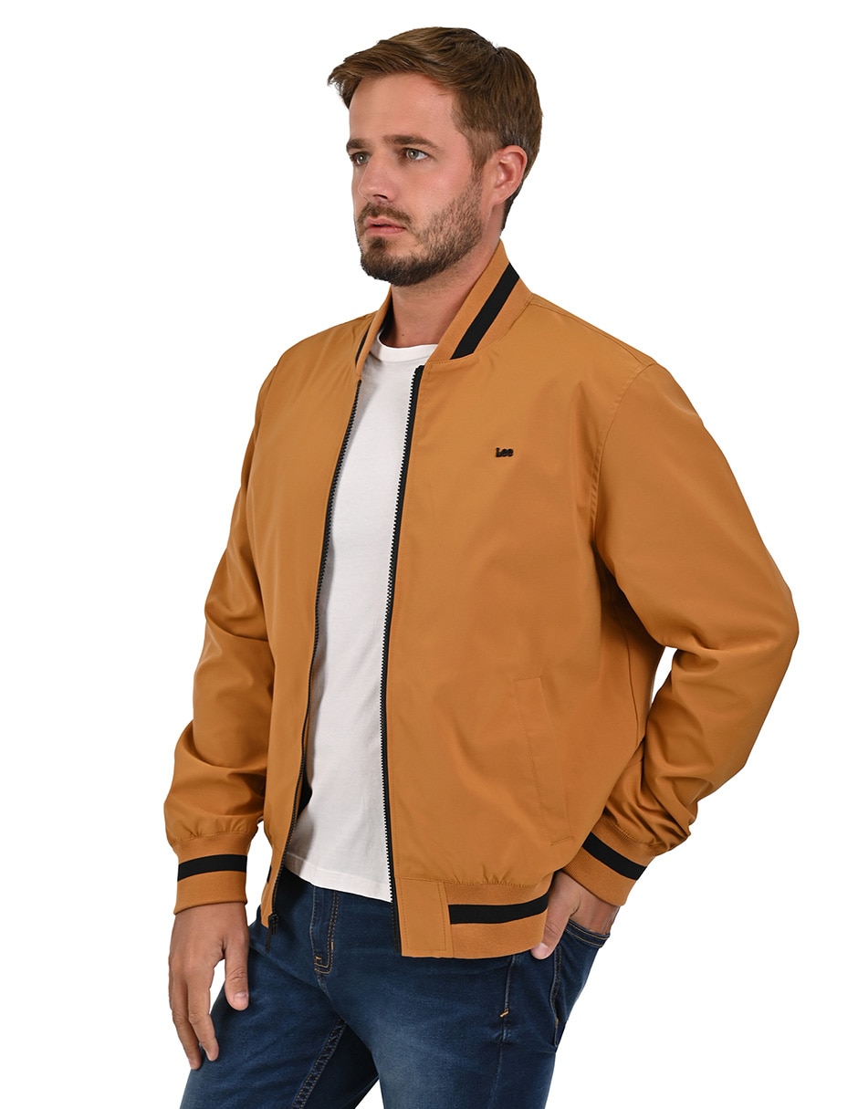 Chamarra bomber con bolsillos para hombre 4