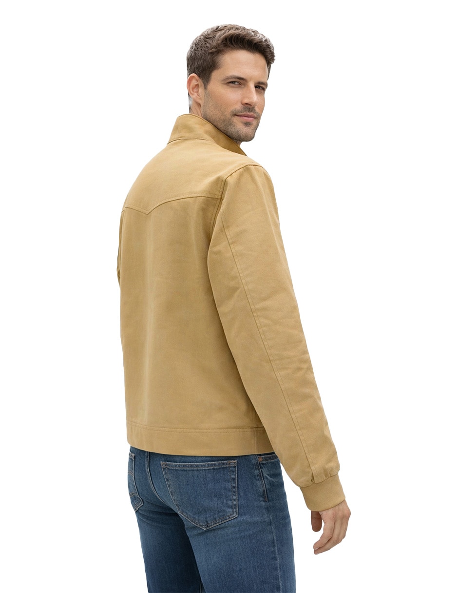Chamarra casual con bolsillos para hombre 3