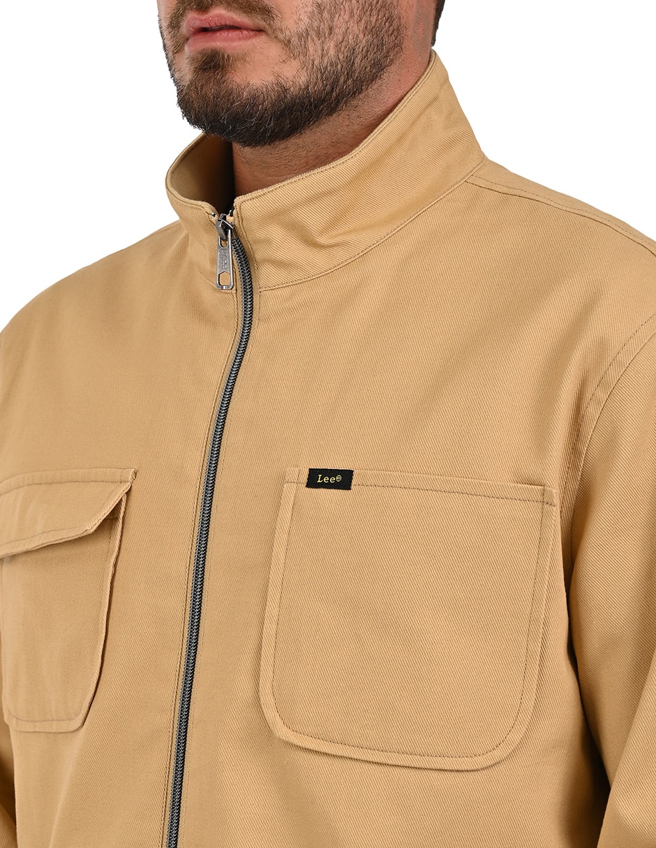 Chamarra casual con bolsillos para hombre 4