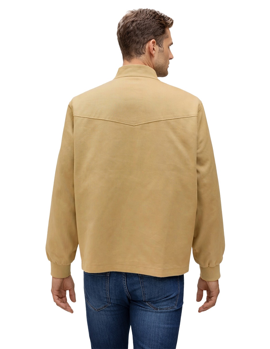 Chamarra casual con bolsillos para hombre 5